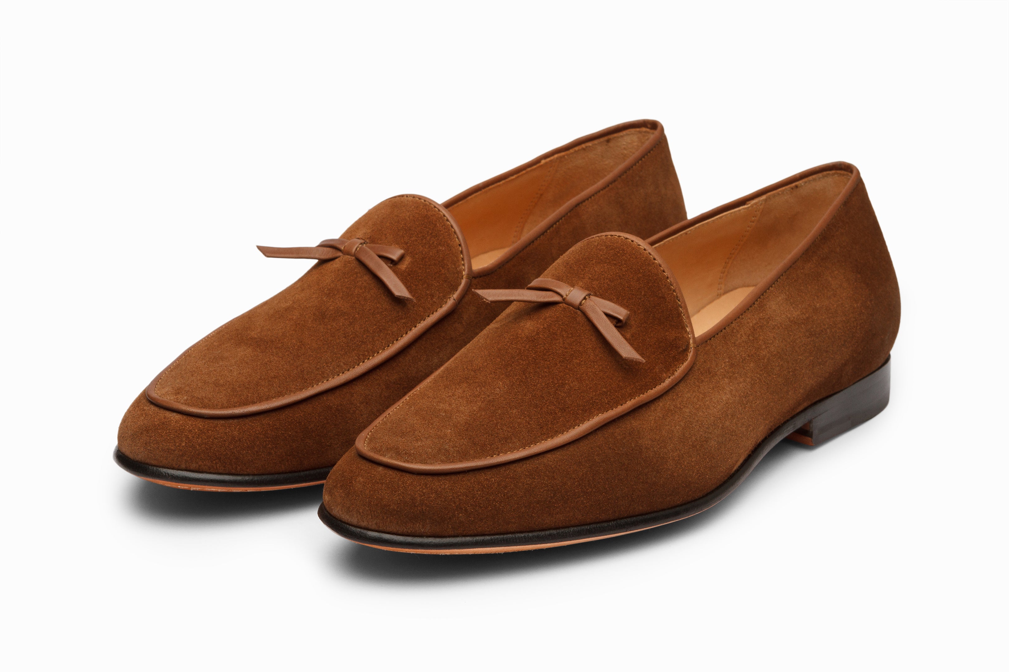 Buy Belgian Loafers - Cognac Suede colour shoe for online – 3DM Lifestyle