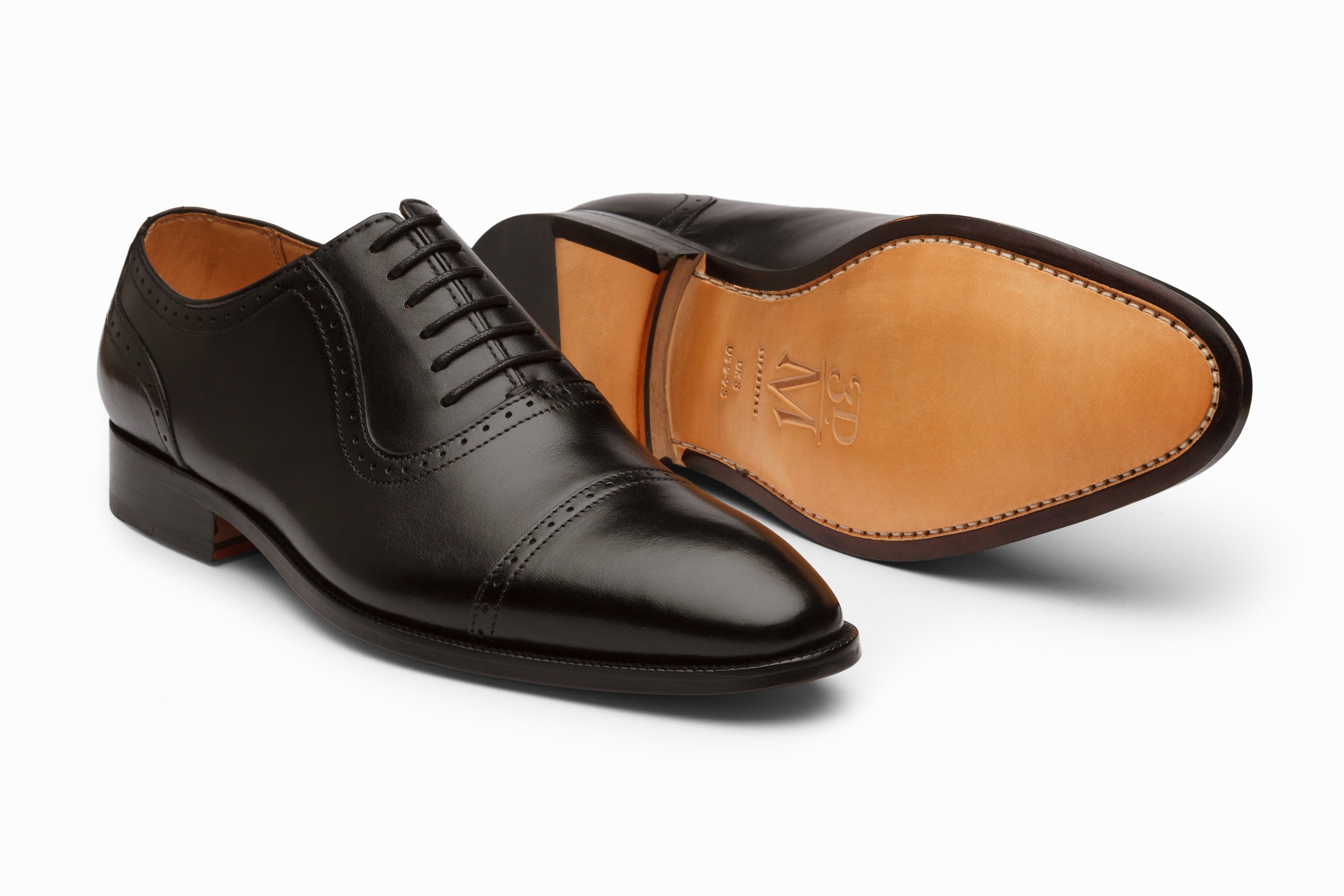 3DM Black Leather Brogue Derby Shoes 20210618_3dm_0058rt_3240x2160_  main image 3