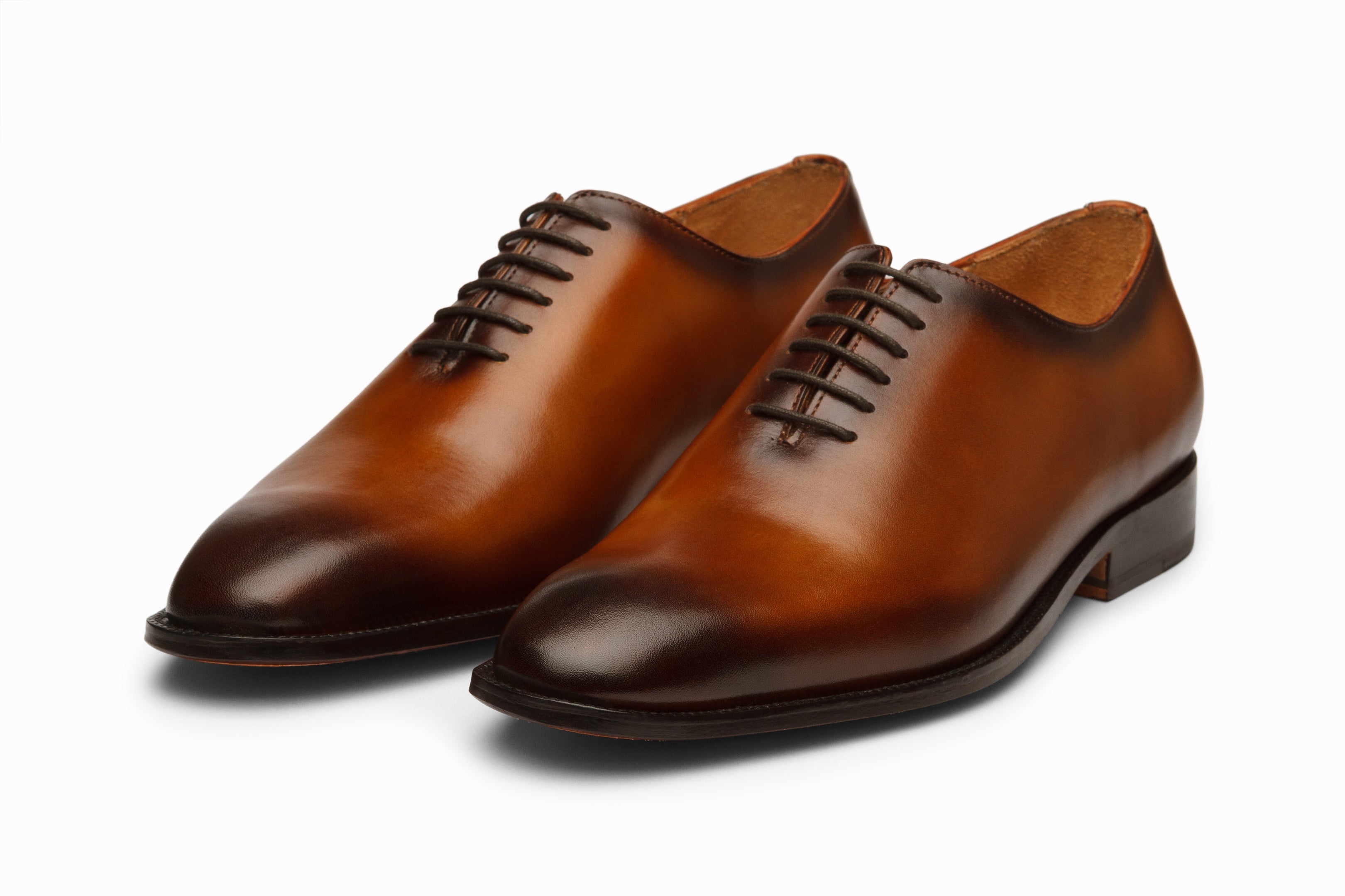 Buy Wholecut Oxford - Brown Patina Finish colour shoe for 