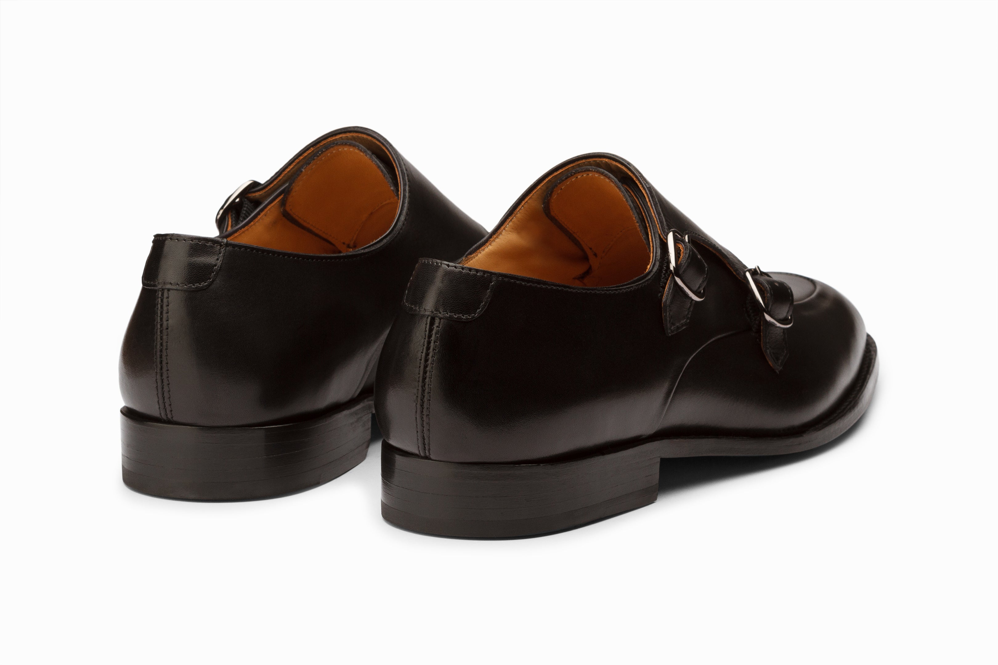 mens black monk strap dress shoes Garzn