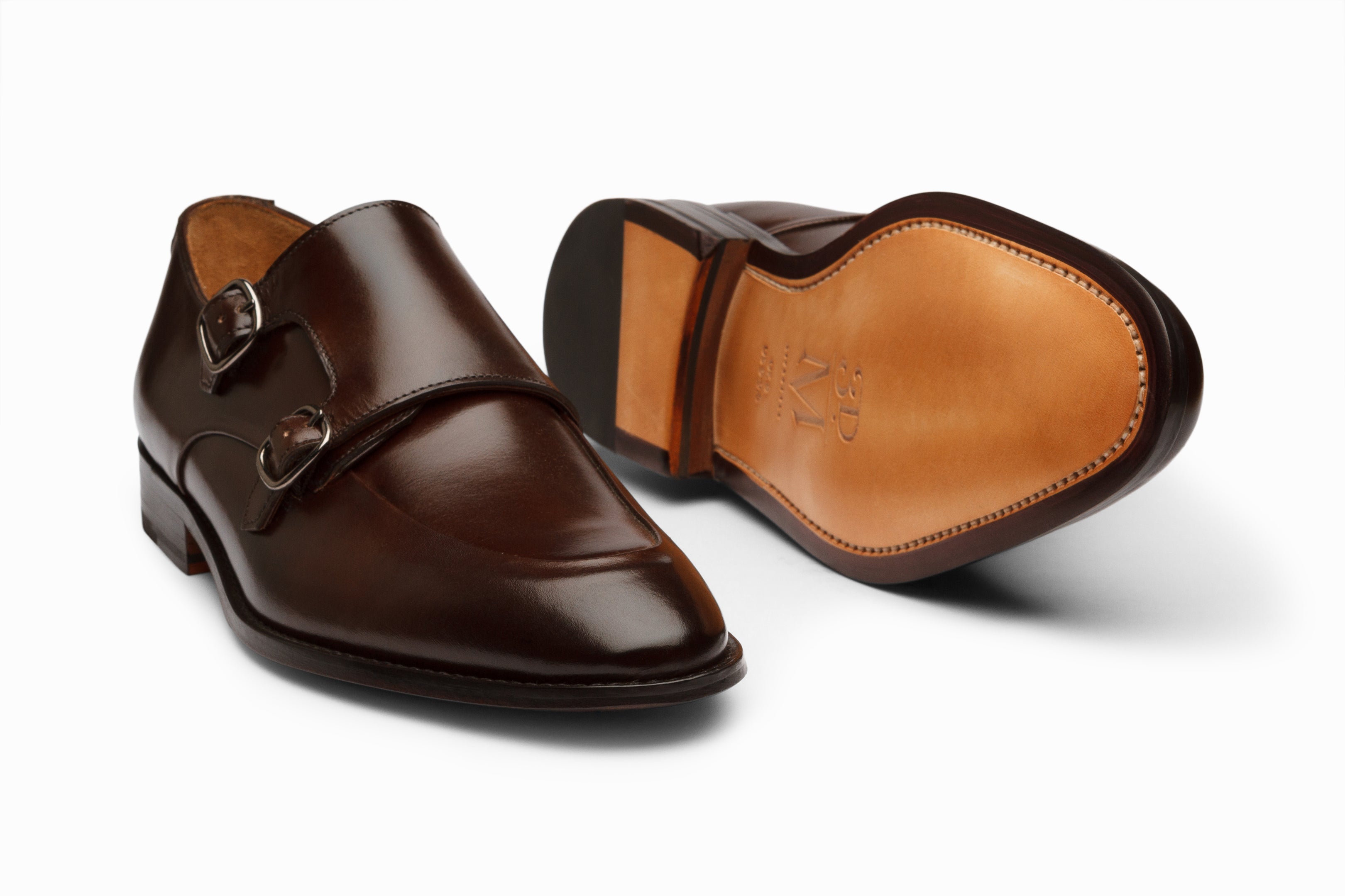 Buy Double Monkstrap - Brown colour shoe for men online UK 12 / US 13/ EUR 46 / Dark Brown Buy Double Monkstrap - Brown colour shoe for men online UK 12 / US 13/ EUR 46 / Dark Brown