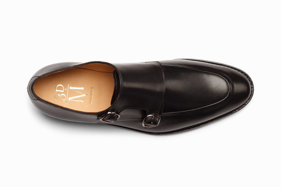 Diplomat Double Monkstrap Black | Handcrafted Leather Diplomat Double Monkstrap Black | Handcrafted Leather