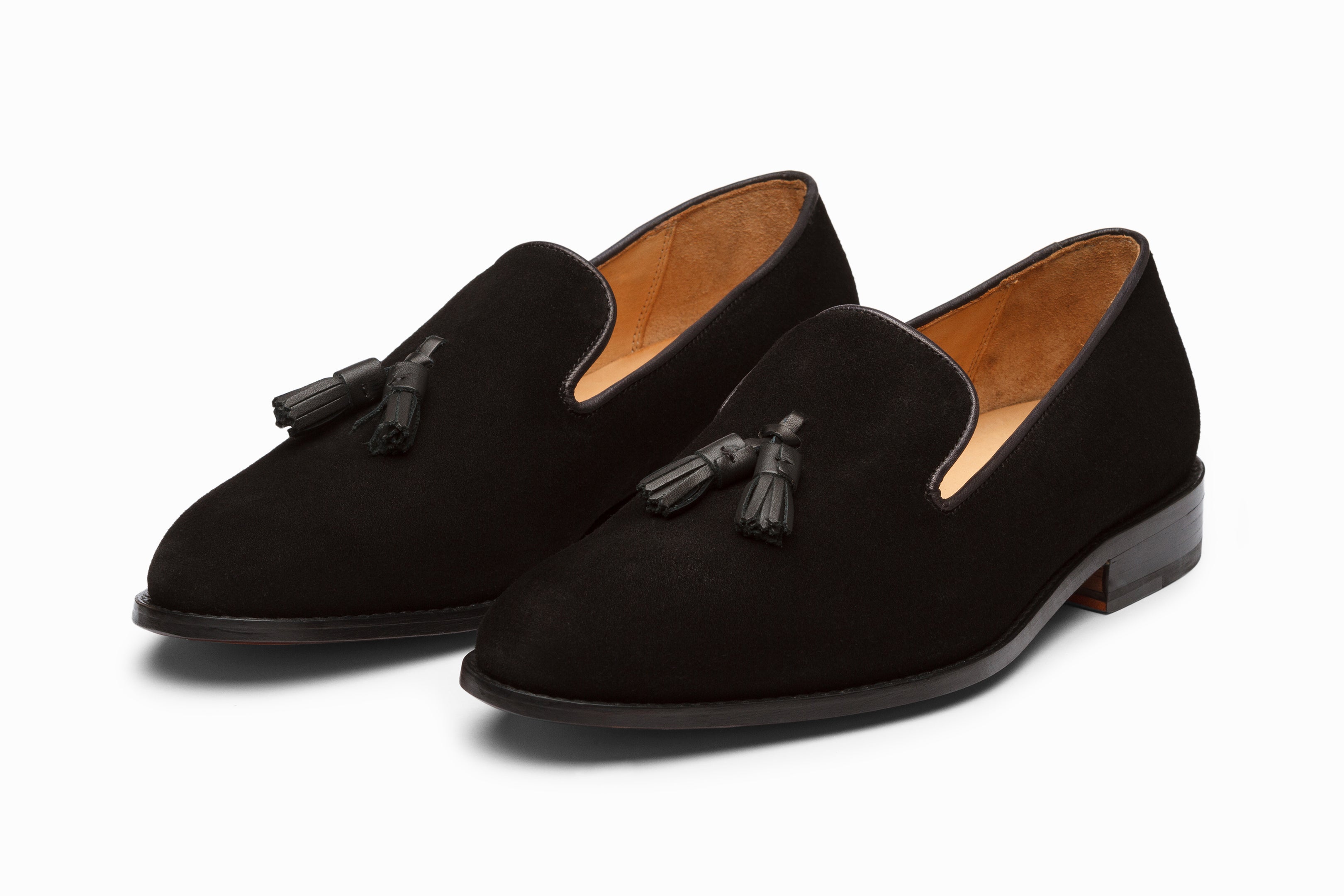ortodoks hjort krone Buy Tassel Loafers - Black Suede colour shoe for men online – 3DM Lifestyle