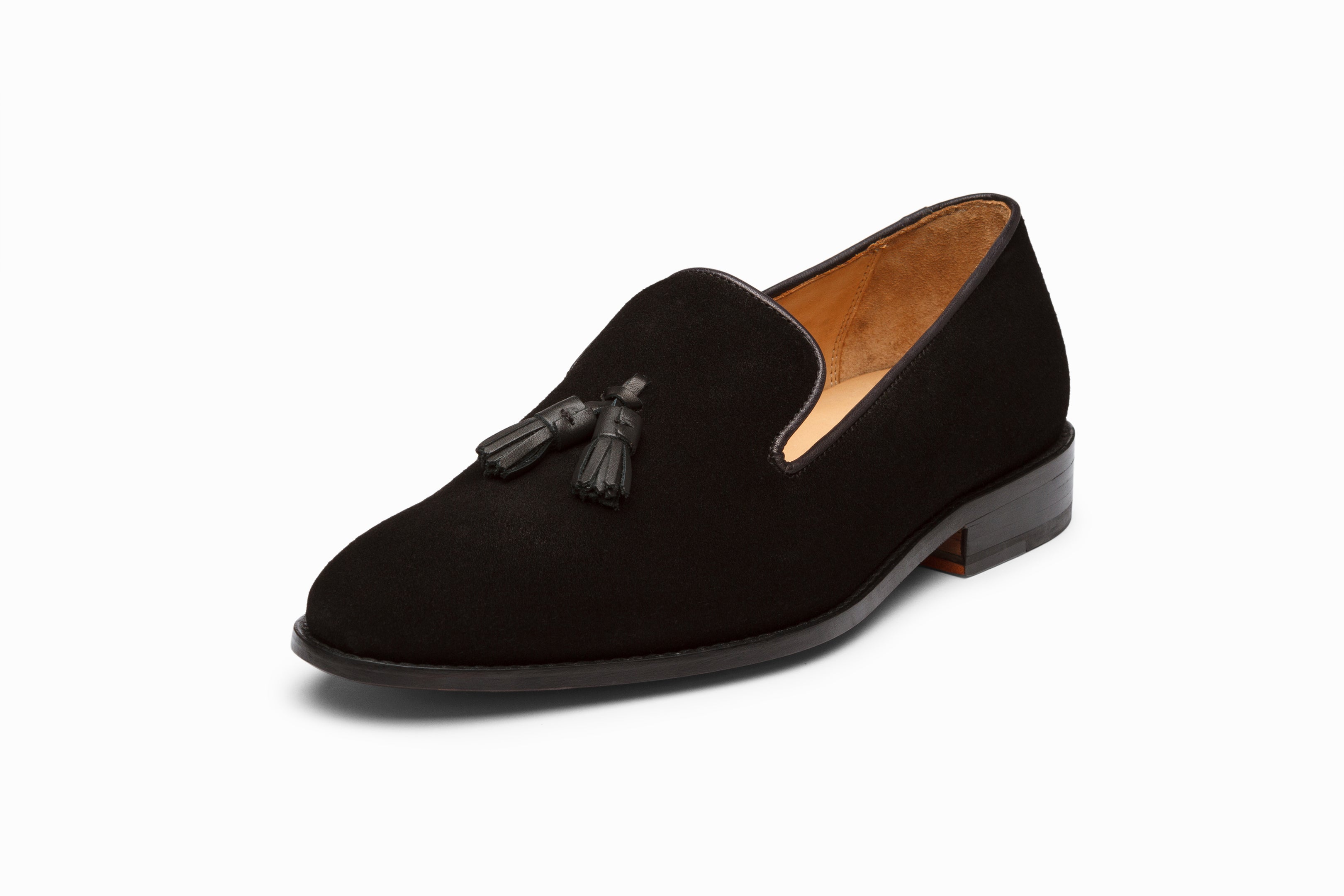 DSquared  black suede Tassel Loafers Buy Tassel Loafers - Black Suede colour shoe for men online  main image 3