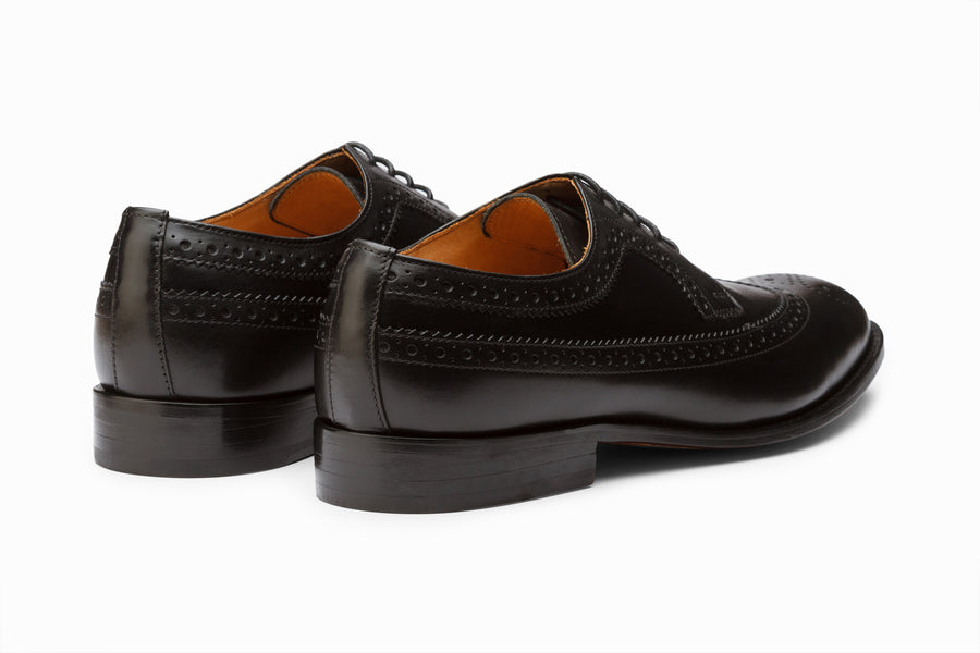 Longwing Brogue Derby - Black ( US 11 Only)