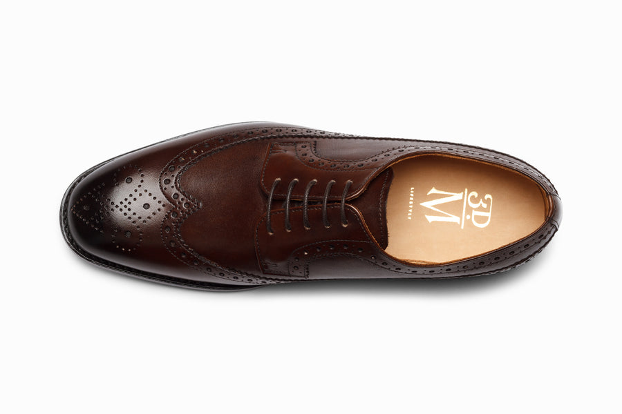 Longwing Brogue Derby - Dark Brown - MTO 5 Weeks