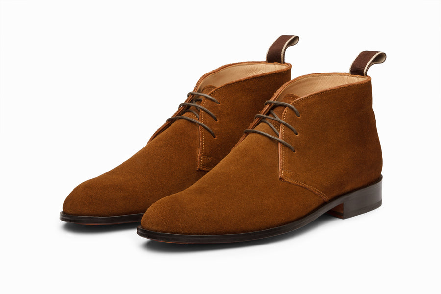 Buy Chukka Boot - Cognac Suede colour for men online – 3DM Lifestyle