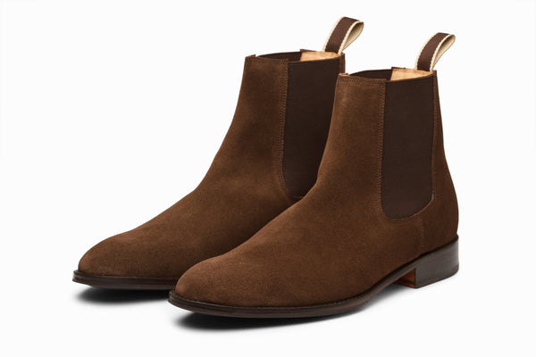 Buy Chelsea Boot - Dark Brown Suede colour for men online – 3DM Lifestyle
