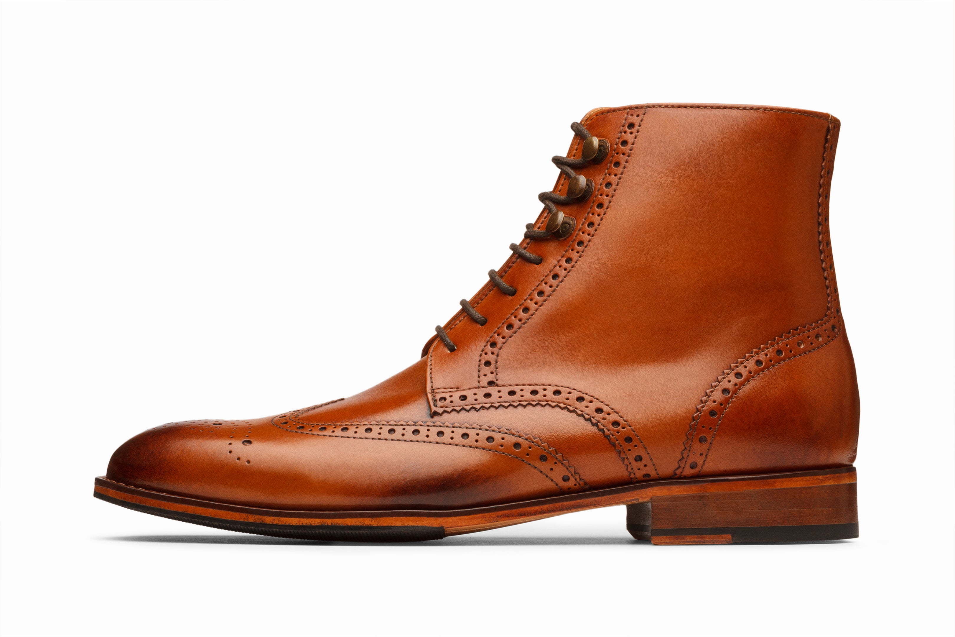 blutenblatt BROGUE MASTER BOOTS TYPE-C Leather Wingtip Brogue Boot 
