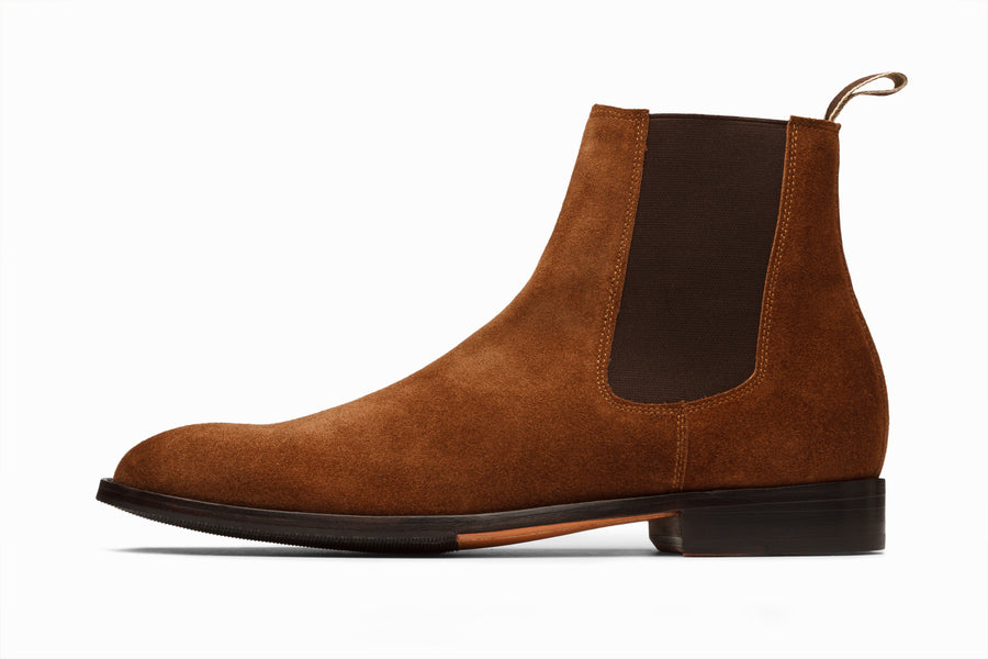 Chelsea Boot - Cognac Suede colour men – 3DM Lifestyle