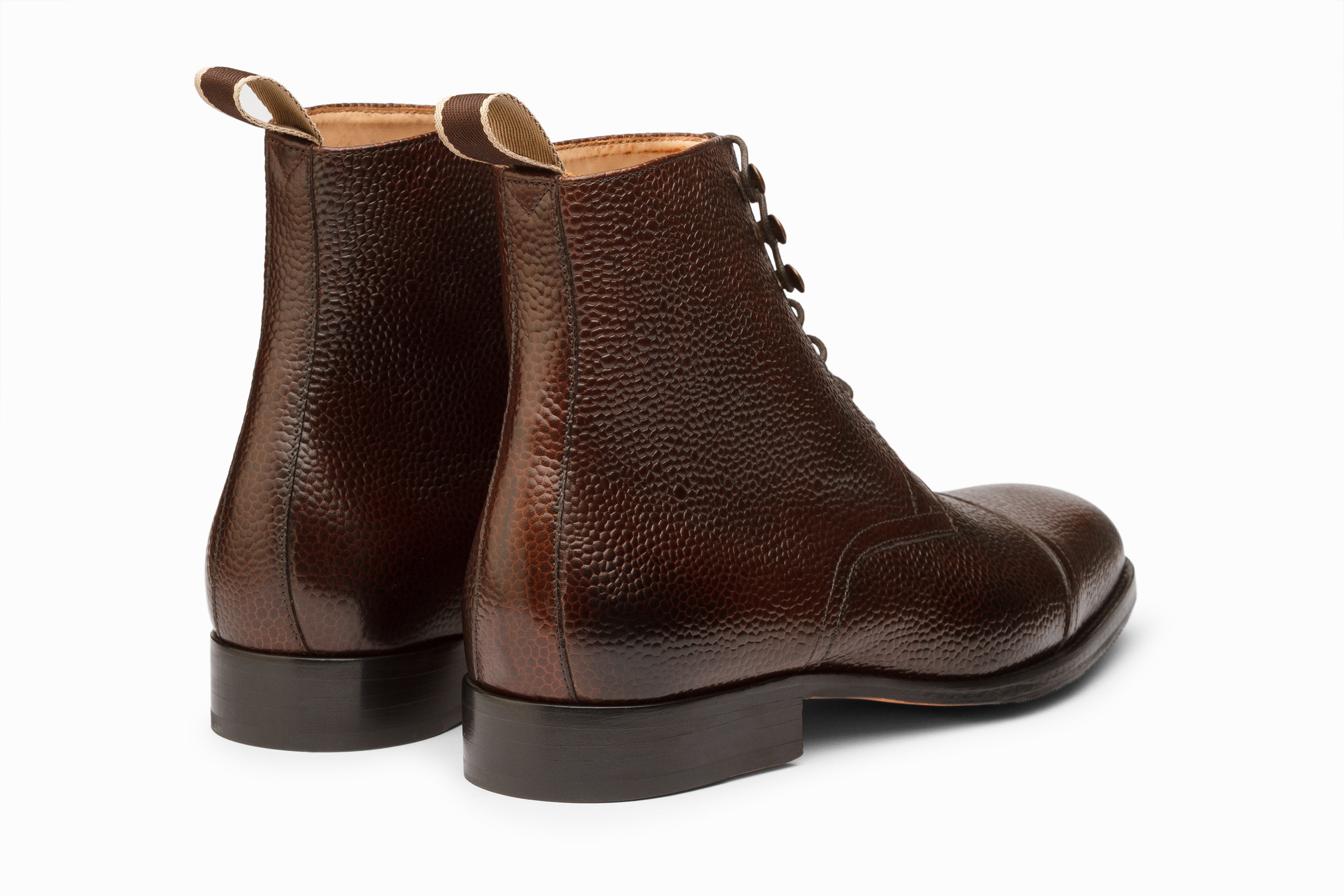 3DM Lifestyle Men\'s Toecap Derby‎ Boots Tan Leather Lace-Up Boots size 13 20191105_3dm_0084rt_3240x2160_  main image 3