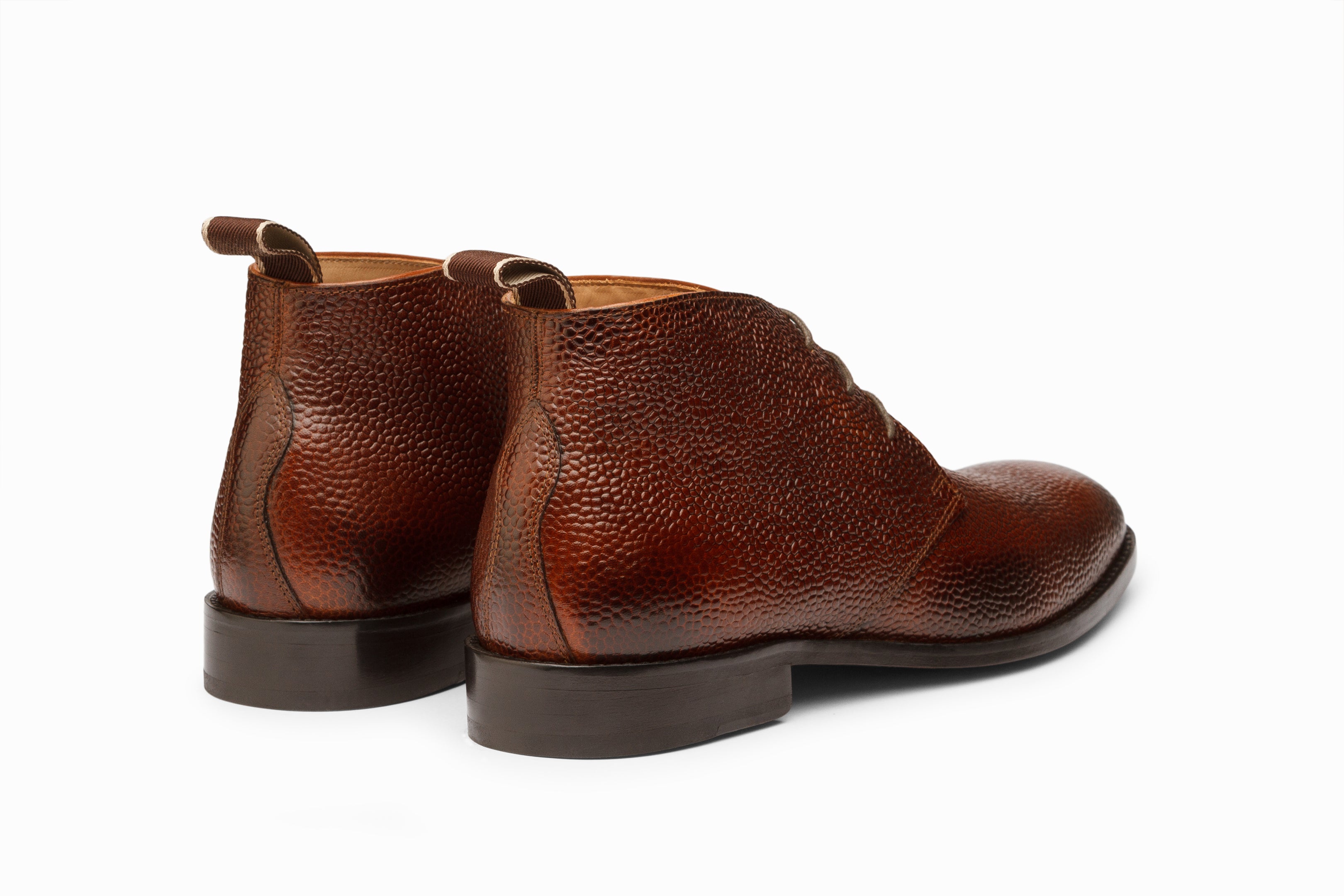 Chukka Boot Brown Grain | Handcrafted Full-Grain Leather | 3DM 