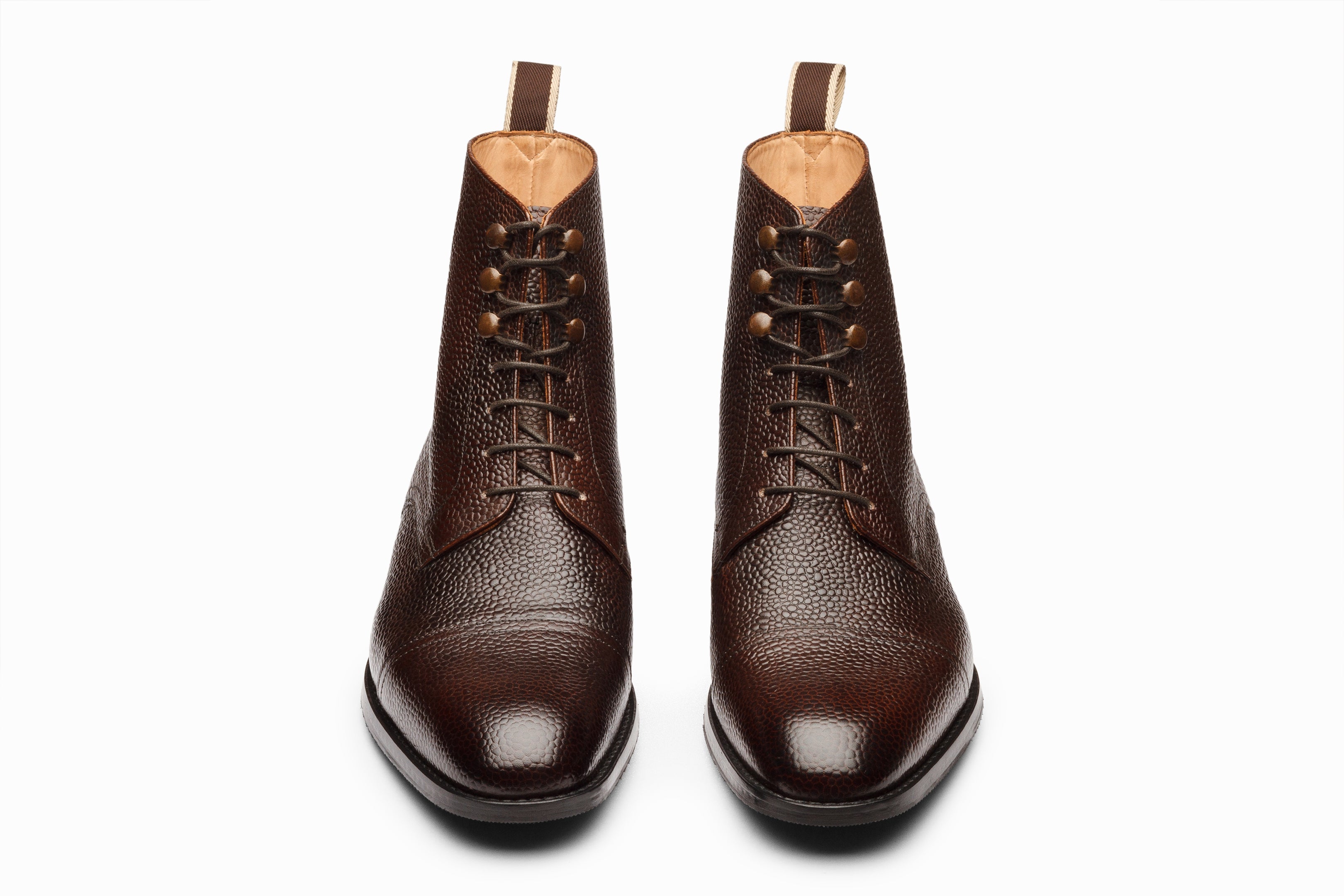 3DM X MSP Field Grain Leather Boot Dark Brown | 3DM Lifestyle display picture 3