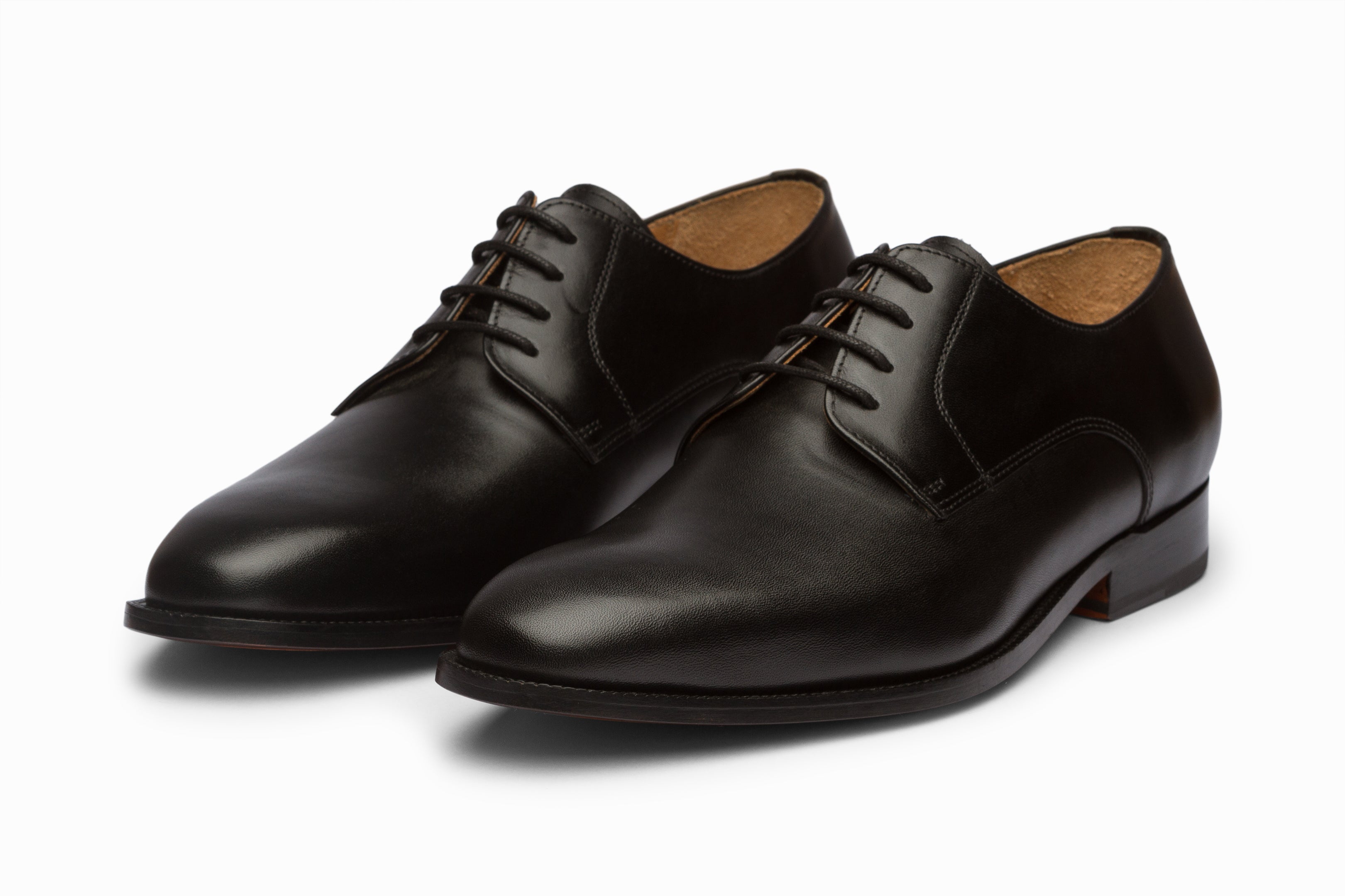 Plain Derby Black | Handcrafted Full-Grain Leather | 3DM – 3DM