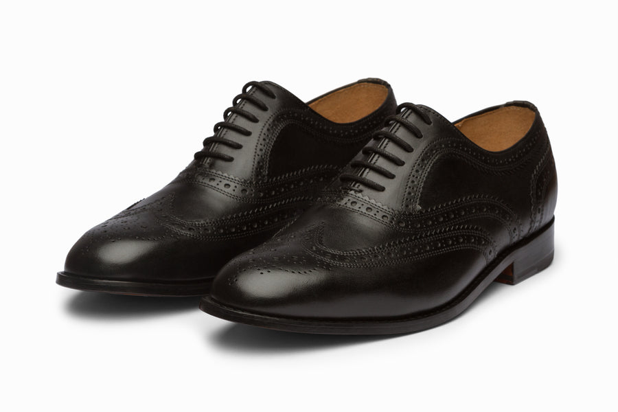 Wingtip Oxford Classic - Black (US 7 & US 14 Only)