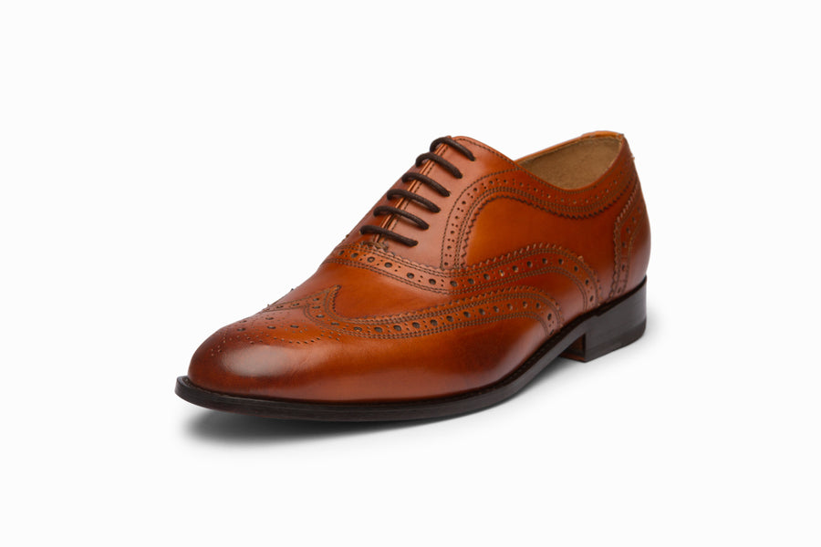 Wingtip Oxford Classic - Tan (US 7, 10 & 14 Only)