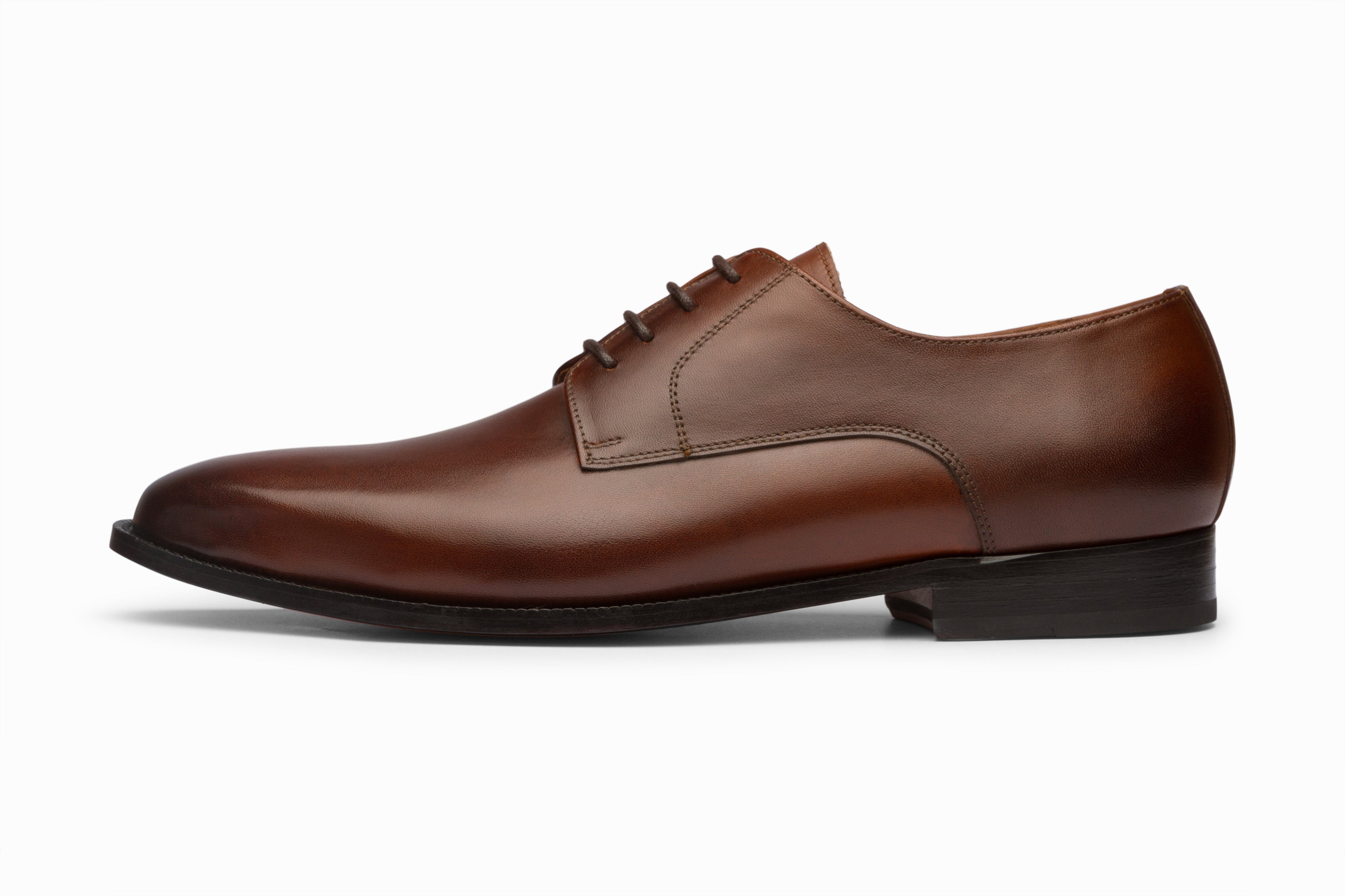 Plain Derby Brown | Handcrafted Full-Grain Leather | 3DM – 3DM