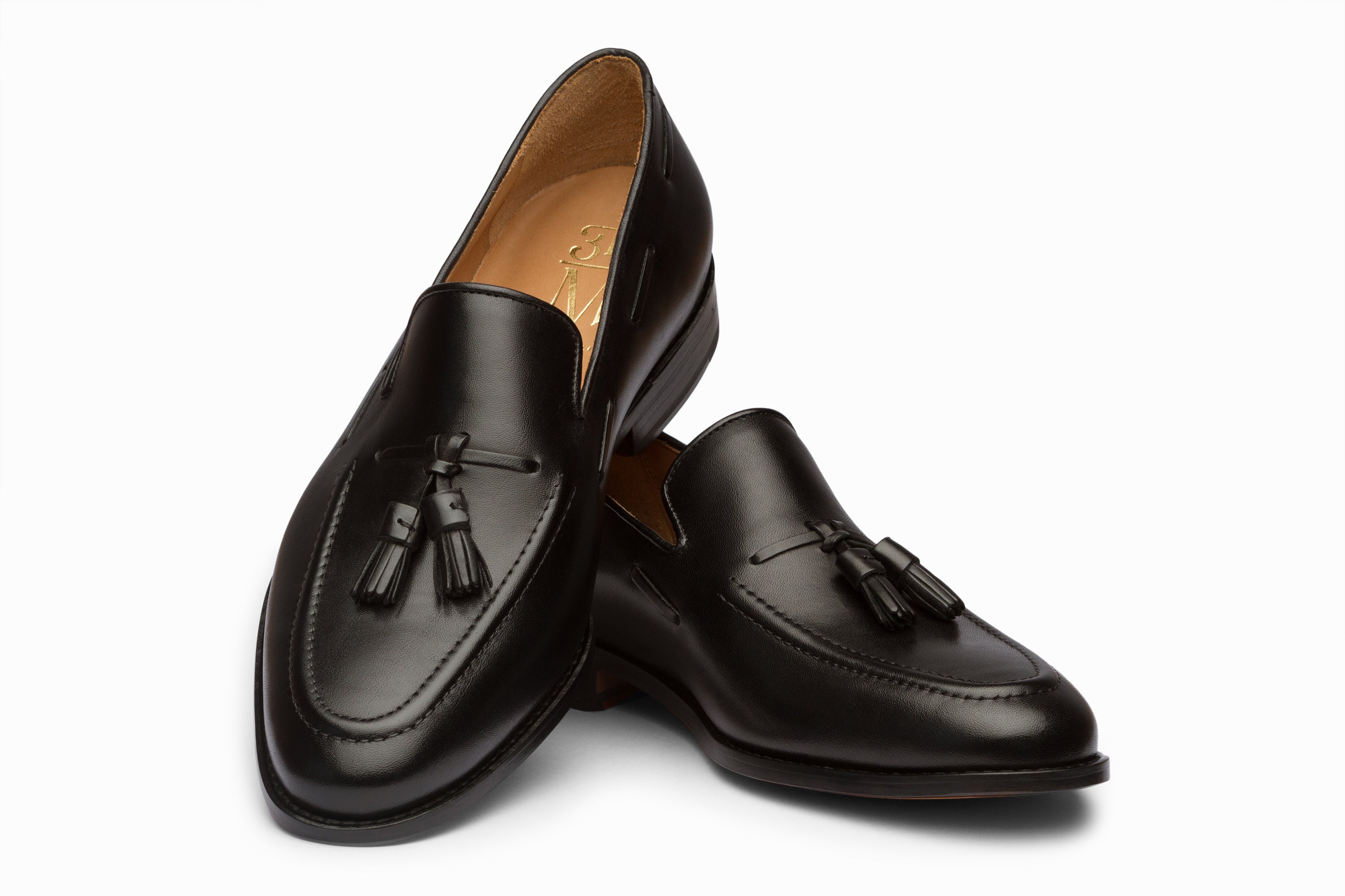 SAS 11.5 Men’s Black Leather Tassel Loafer Tassel Loafers Black | Handcrafted Full-Grain Leather | 3DM  main image 2