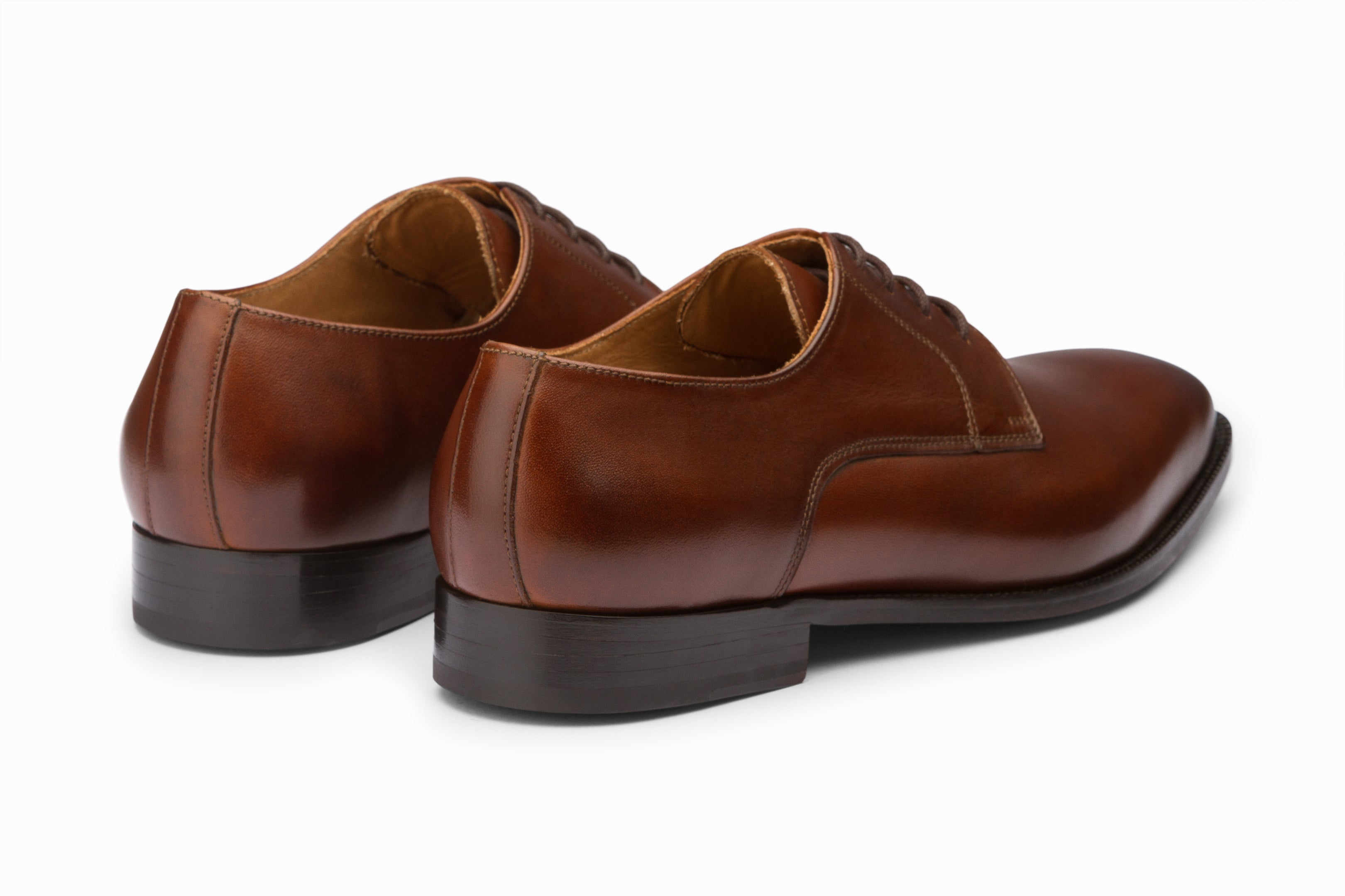 BP Derby Casual Shoes Mens Size‎ 10.5 Brown Textured Leather Plain Toe New BP Derby Shoes Mens Size 9.5 Brown Textured Leather Plain  main image 3