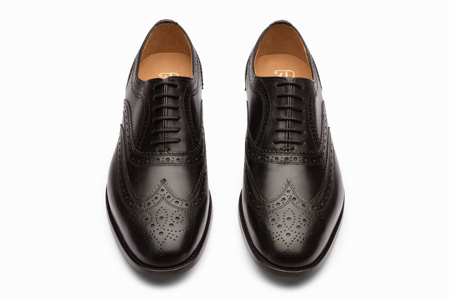 Wingtip Oxford Classic - Black (US 7 & US 14 Only)