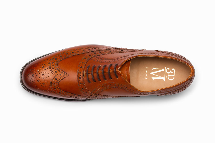 Wingtip Oxford Classic - Tan (US 7, 10 & 14 Only)