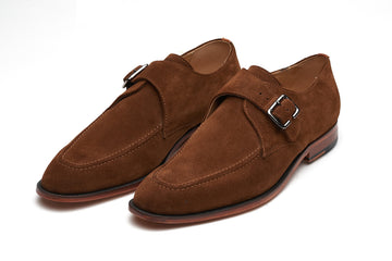 Claphalm Single Monkstrap - Brown Suede (US 7, 8, 9 & 11 Only)