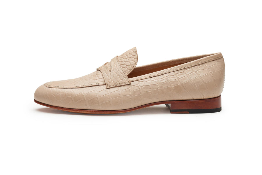 Lopez Penny Loafer - Natural (US 7, 8 & 13 Only)