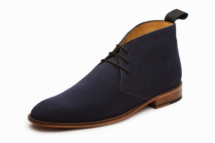 Boots - Chukka Boot - Navy Suede