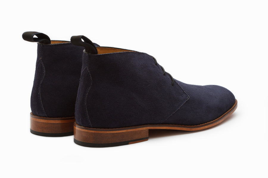 Boots - Chukka Boot - Navy Suede