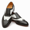 Mens black and clearance white spectator shoes