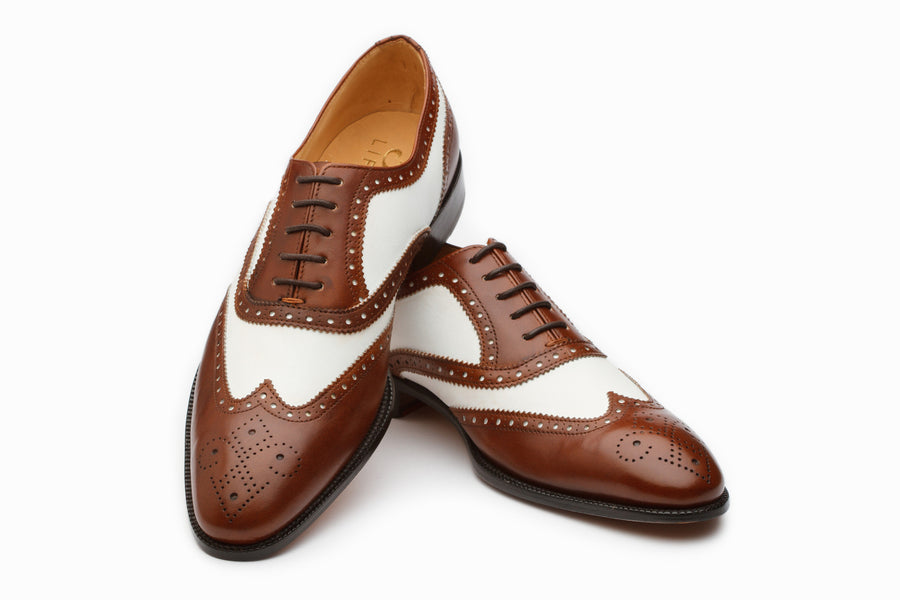 Buy Spectator Wingtip Oxford - Brown/White colour shoe for men online – 3DM  Lifestyle